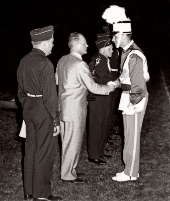 Drum Major receives award (1961)
Photo by Don Daber

