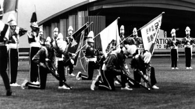 Optimists Colour Pres, CNE in Toronto (shows Centennial flag so probably 1967)
photo by Don Daber
Keywords: 1967