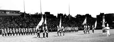 Barry Bell is Drum Major (1960)
photo by Don Daber
Keywords: 1960