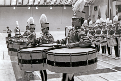 From front to back is John Rood, Dennis Mori, Brian Davidson and Randy Cochrane, Toronto Optimists (Waterloo, 1970)
Photo by Don Daber
Keywords: 1970