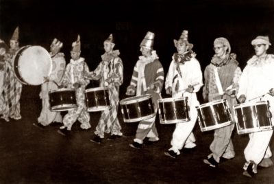 Jolly Jesters in rented clown costumes (Albany, NY, 1956)
Photo by Dave Shano
Keywords: 1956