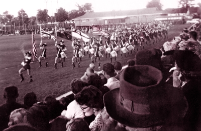 Preston Scout House Band (Dufferin Race Track, Toronto, 1955)
Submitted by Phil Hennings, Unknown Photographer
Keywords: 1955