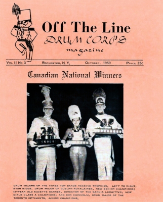 Cover of "Off The Line" magazine (October, 1959)
Submitted by Phil Hennings
Keywords: 1959