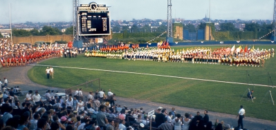 A few corps on retreat (Dream, Roosevelt Stadium, 1960)
Photo by Don Daber
Keywords: 1960