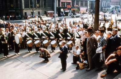 Toronto Optimists' City Hall reception after winning 3rd consecutive Nationals (Toronto City Hall, 1960)
Photo by Don Daber
Keywords: 1960