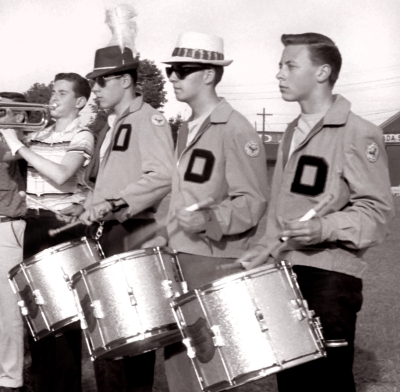 L-R: Cliff Von Zuben (baritone), Rick Scanlon, Paul Mosley and Ed Jacko of De La Salle (Waterfront, Toronto, 1960)
Photo by Don Daber
Keywords: 1960