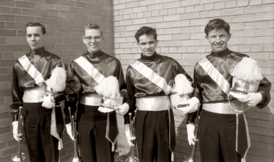 Toronto Optimists members: Don Clark, Cliff Whyte, Alex Glover, Howie Davies (1961)
Photo by Don Daber
Keywords: 1961