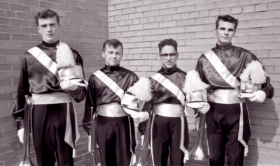 Toronto Optimists members L-R: Len Perrin, ?, ? Ron Cook (1961)
Photo by Don Daber
Keywords: 1961