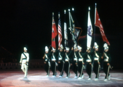 Toronto Optimists Colour Guard (Ice Follies, 1961)
Photo by Don Daber
Keywords: 1961