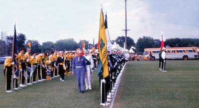Toronto Optimists being inspected with Blessed Sacrament behind (Rome, NY, 1961)
Photo by Don Daber
Keywords: 1961
