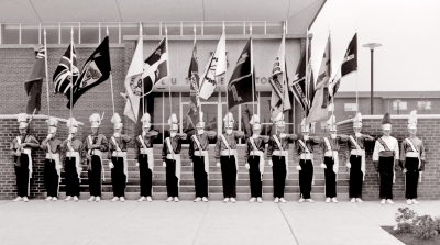 Toronto Optimists Colour Guard (Waterloo, 1963)
Photo by Don Daber
Keywords: 1963