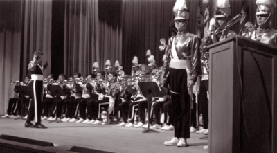 Vern Johansson conducts The Optimists at one of his first shows (Indoor Concert, 1964)
Photo by Don Daber
Keywords: 1964