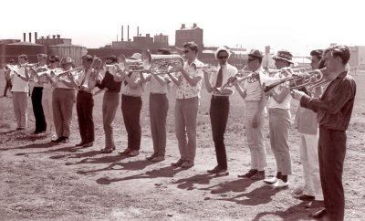 Toronto Optimists rehearsing (Keating Park, Toronto, 1964)
Photo by Don Daber
Keywords: 1964