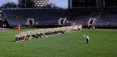 Toronto Optimists (Nationals Prelims, Varsity Stadium, Toronto, 1964)
Photo by Don Daber
Keywords: 1964