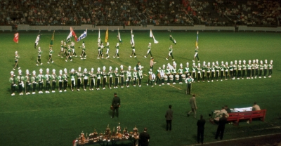 Toronto Optimists (Nationals, Varsity Stadium, Toronto, 1965)
Photo by Don Daber
Keywords: 1965