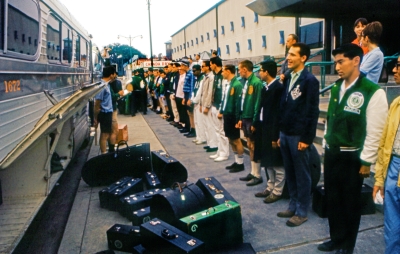 Getting ready to leave for Sarnia (CNE, Food Building, 1965)
Photo by Don Daber
Keywords: 1965