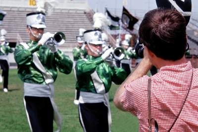 Bill Holloway and Barry Radford during filming of Optimists movie (Civic Stadium, Hamilton, 1965)
Photo by Don Daber
Keywords: 1965