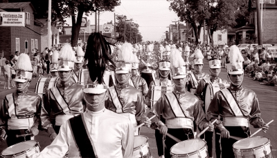 Andy Henderson leads the Toronto Optimists in a parade (Waterloo, 1965)
Photo by Don Daber
Keywords: 1965
