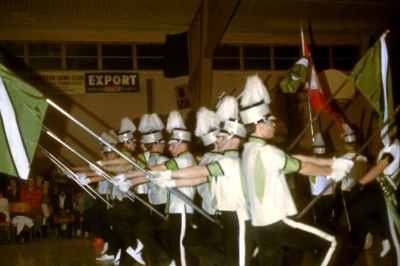 Toronto Optimists Colour Guard (Competition, 1966)
Photo by Don Daber
Keywords: 1966