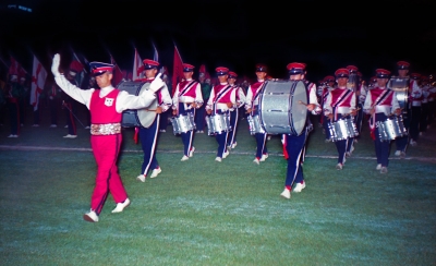 LaSalle Cadets on retreat (Varsity Stadium, Toronto, 1966)
Photo by Eric McConachie
Keywords: 1966