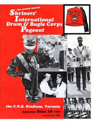 Front cover of the Shriners program (1966)
Keywords: 1966