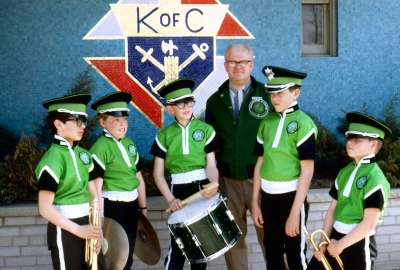 Al Tierney and some members of the Optimist Cadets (1968)
Photo by Don Daber
Keywords: 1968