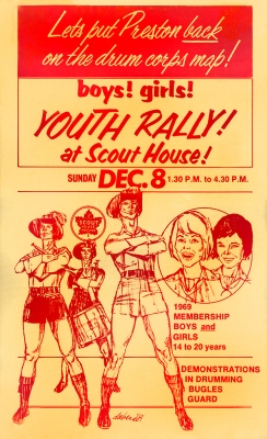 Recruiting Poster for Scout House, design by Don Daber (1969)
Submitted by Ric Brown

Designed by Don Daber
Keywords: 1969