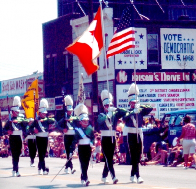 Toronto Optimists in a parade (Michigan City, IN, 1969)
Photo by Don Daber
Keywords: 1969
