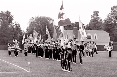 Sarnia Marching Diplomats (Ontario Championships, 1970)
Photo by Eric McConachie
Keywords: 1970