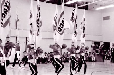 Toronto Optimists Colour Guard (Guard Competition, 1970)
Photo by Don Daber
Keywords: 1970