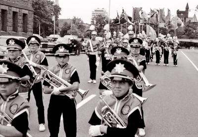 Optimist Cadets and Toronto Optimists (Shriners Parade, 1970)
Photo by Don Daber
Keywords: 1970