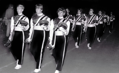 LaSalle Cadets trooping the stands (perhaps Porter Stadium, 1971)
Photo by Eric McConachie
Keywords: 1971