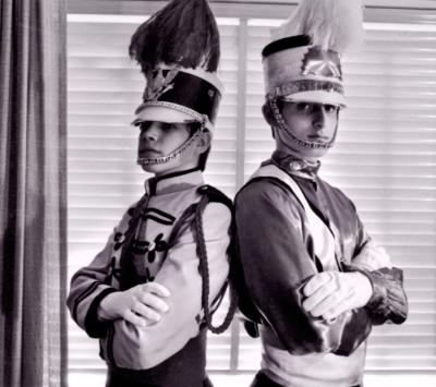 Mark Firth and George Nasello pose for a Shriners' promo (1971)
Photo by Don Daber
Keywords: 1971
