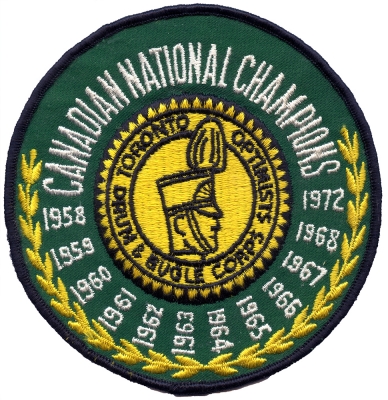 Toronto Optimists Championship Crest for 1972
Submitted by Eric MCConachie
Keywords: 1972