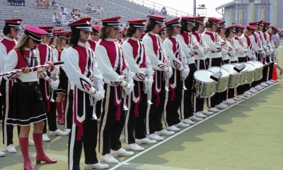 LaSalle Cadets ready to start show (Nationals prelims, CNE, 1973)
Photo by Eric McConachie
Keywords: 1973