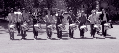 LaSalle Cadets drums at practice (Dows Lake, Ottawa, 1973)
Photo by Eric McConachie
Keywords: 1973