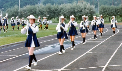 Durham Girls exit the field (1977)
Photo by Eric McConachie
Keywords: 1977