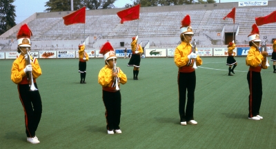 Cardinal Cadets (Lamport Stadium?, 1978)
Photo by Eric McConachie
Keywords: 1978