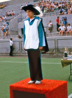 Drum Major of Oakland Crusaders feeder corps (Lamport Stadium, 1978)
Photo by Eric McConachie
Keywords: 1978