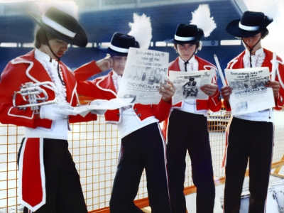 A few members of Dutch Boy (CNE, Toronto, 1980)
Photo by Don Daber
Keywords: 1980