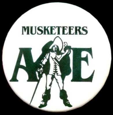 Archer-Epler Musketeers button
provided by Bob Carell

