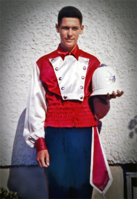 Brian Byrne in his Grantham uniform (196?)
