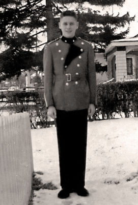 Brian Byrne in his Grantham uniform (196?)
