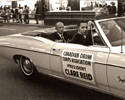 Clare Reid and Dick Brown (Toronto, probably 1964)
Photo by Don Daber
