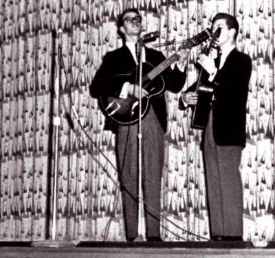 Dave Johns and Ronn Skip Prokop, two of the "Riverside 3" (Ontario College of Art, 1963?)
Keywords: 1963