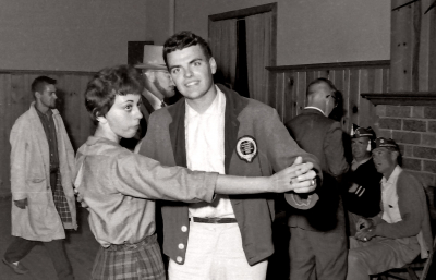 Bob Cook & ?? dancing (maybe in Waverly, NY, 1960)
Submitted by Vern Reid
Keywords: 1960