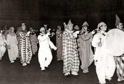 Jolly Jesters in their rented clown costumes (Albany, NY, 1956)
Submitted by Ann White
Keywords: 1956