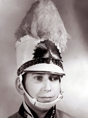 Joe Renaud, when he was Drum Major of the Optimists Cadets (about 1970)
From the Scarborough Mirror
Keywords: 1970