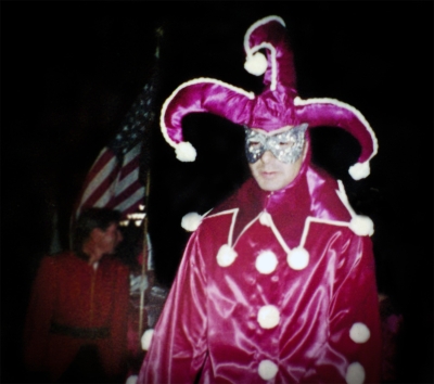Ted Reilly, Drum Major of the Jolly Jesters (1958?)
From Jim Patten
Keywords: 1958