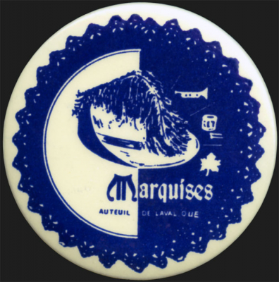 Button for Les Marquises de Laval
Submitted by John Shearer
Keywords: button